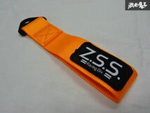 新品 在庫有 Z.S.S. Racing TOW STRAP トーストラップ 牽引ベルト 牽引フック トーイングストラップ オレンジ ZSS スカイライン 棚3T5_画像9