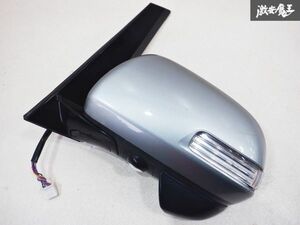 トヨタ純正 ACR50W ACR55W GSR50W GSR55W エスティマ ウインカー ドアミラー ブルーレンズ 左 助手席 シルバー 棚2J4