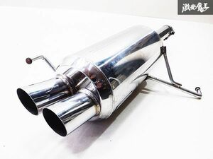 OVER Racing over racing Alpha Romeo Alpha 147 stainless steel dual muffler 2 pipe out rear piece shelves 2K3