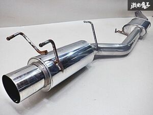 社外品 S13 シルビア 180SX SR20DET ターボ ステンレス マフラー 砲弾 即納 棚2L2