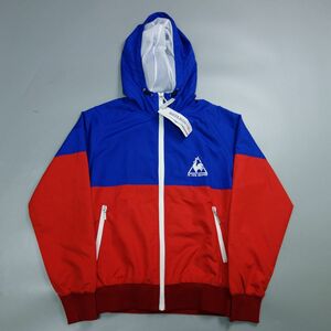 未使用タグ付 ルコックスポルティフ le coq sportif 裏地メッシュ パーカー メンズ M スポーツウェア