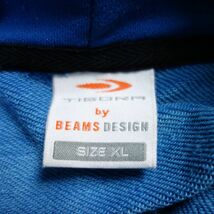 TIGORA by BEAMS DESIGN ティゴラ バイ ビームスデザイン 21SS ドライ ノースリーブパーカー 青 メンズ XL スポーツウェア_画像5