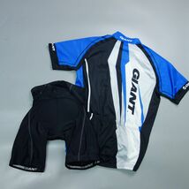 GIANT ジャイアント サイクルジャージ スパッツ セットアップ メンズ S/M 自転車 レース 半袖_画像2