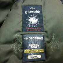 イタリア製 GEO SPIRIT ジオスピリット ダウンコート 裏地総柄 黒 メンズ 50_画像8