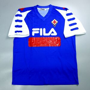 90s 90年代 ACFフィオレンティーナ セリエA フィラ イタリア製 半袖ユニフォーム L メンズ サッカー