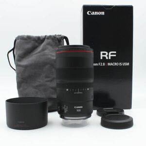 【新品同様】 Canon キヤノン RF 100mm f2.8 L MACRO IS USM 元箱 付属品付き CANON キャノン 31017