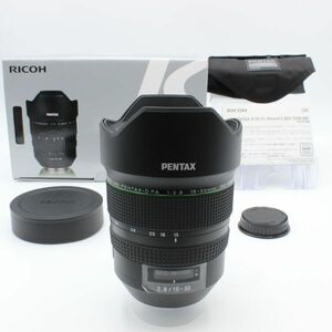 【新品同様】 PENTAX HD PENTAX-D FA 15-30mm f2.8 ED SDM WR 元箱 付属品付き pentax ペンタックス 32007