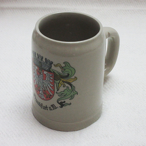 90s west Germany made #GERZ gel tsu Frankfurt Via mug Via cup ceramics glass mug Vintage retro 