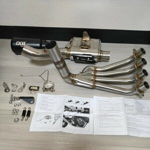 未使用 IXIL IXRACE ホンダ HONDA CB650R RH02-RH08 CBR650R RH01-RH07 21 バイクフルエキゾーストマフラー ブラックサイレンサー 送料無料