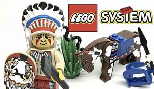 廃番品 未開封 1997年発売 LEGO レゴ SYSTEM 6709 インディアンの酋長 WESTERN インディアン ウェスタン 馬 イーグルアイ フィギュア