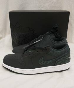 [タグ付・未使用] NIKE AIR JORDAN 1 LOW SE AJ1 BLACK ELEPHANT ジョーダン ブラックエレファント 28cm スニーカー FB9907-001 店舗受取可