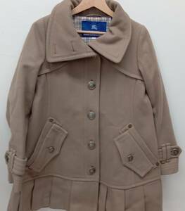 BURBERRY London BLUE LABEL /ウールAラインコート /サイズ38/キャメル /FNF04-810-40その他コート/ベルト欠品にて大幅減額