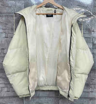 FOG ESSENTIAL エフオージーエッセンシャルズ PUFFER JACKET 中綿ジャケット サイズM クリーム色_画像3