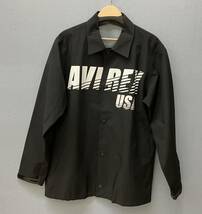 AVIREX アビレックス SG TRACK 3LAYER COACH JACKET6182165 メンズ ジャケット Lサイズ ブラック アウター_画像1