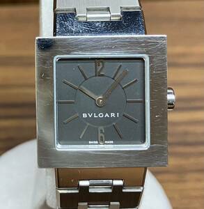 BVLGARI BVLGARY k Ad la-do кварц женский часы SQ22SS квадратное 