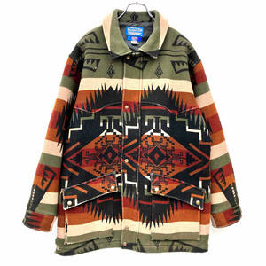 PENDLETON ペンドルトン ネイティブ柄 コート ウール アメカジ 定番 名作 ヴィンテージ MADE IN USA アメリカ製 サイズL ※状態考慮