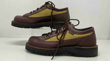 ☆ DANNER ダナー FIELD LOW フィールドロー レザーブーツ ショートブーツ D121008 D.BROWN BEIGE 24.5cm ブラウン 通年_画像4