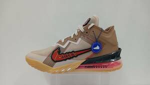 美品 NIKE×SPACE PLAYERS ナイキ×スペースプレイヤーズ LEBRON 18 LOW 'WILE E.×ROADRUNNER' CV7562-401 27.5 ブルー ブラウン 通年