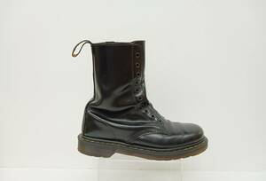 VETEMENTS×Dr.Marten ヴェトモン×ドクターマーチン 1490VTM BORDERLINE BOOTS ワークブーツ 10ホールレザー UK7(約25.5cm) ブラック 通年