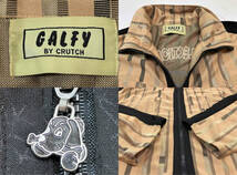 GALFY ガルフィー セットアップ ジャージ 上下セット ロゴ 刺繍 サイズF ゴールド×ブラック_画像4