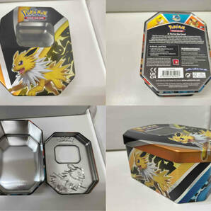 ポケモンカード tin缶 25周年アニバーサリー シャワーズ サンダース ブースター パックなし 缶のみ コイン付き 海外限定 まとめ売りの画像3