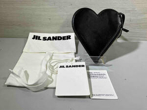 JIL SANDER /ジルサンダー/HEART POUCH/ハートポーチ/ブラック/コインケース