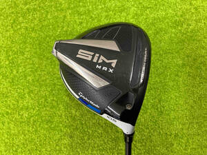 ドライバー TaylorMade SIM MAX 10.5度 2020 約114.5cm TENSEI ブルー TM50 flex:S テーラーメイド