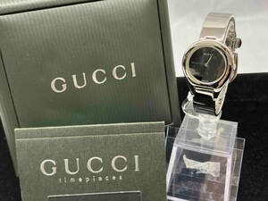 GUCCI Gucci наручные часы часы 6700L кварц 0029298 женский серебряный циферблат черный [ с коробкой ]