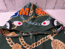 A BATHING APE アベイシングエイプ JEWELS SHARK FULL ZIP HOODIE シャークパーカー 001ZPJ801003M グリーン M_画像8