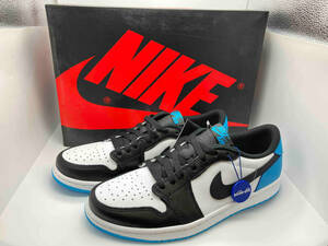 美品 NIKE AIR JORDAN 1 RETRO LOW OG CZ0790 104 ナイキ エアジョーダン レトロ US9 27cm UK8 EU42.5 ホワイト パウダーブルー ブラック