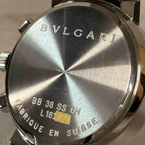 【箱、取説付き】BVLGARI ブルガリ BB38SSCHブルガリブルガリ 38mm 自動巻 クロノグラフ メンズ 腕時計 2024.1月OH/研磨剤の画像5