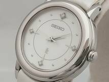 SEIKO ルキア 1N01-OHRO 時計 セイコー 白文字盤 レディース クォーツ_画像2