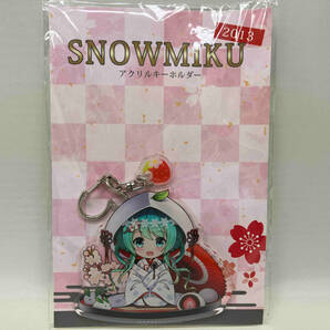 未開封品 SNOWMIKU コロコロうどんキーホルダー アクリルキーホルダー 雪ミク 2013の画像1