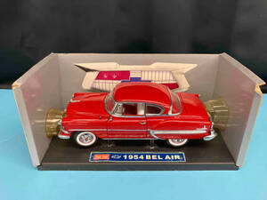 ミニカー Sun Star 1/18 1954年 シボレー ハードトップ クーペ BEL AIR レッド