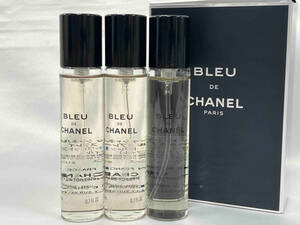 CHANEL ブルードゥシャネル トラベル スプレイ リフィル オードトワレ オードゥトワレット 20ml×3 香水 メンズ