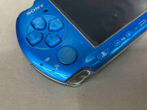 ジャンク PSP プレイステーション ポータブル 本体 ブルー PSP-3000_画像2