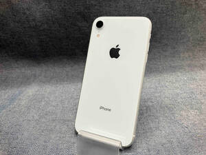 【1円スタート】MT0J2J/A iPhone XR 128GB ホワイト SoftBank(∴ゆ09-06-17)