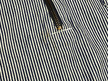 80-90s KEY hickory half zip shirt made in USA キー ヒッコリー ハーフジップシャツ USA製_画像7