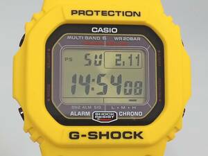 CASIO G-SHOCK GW-M5630E-9JR 時計 カシオ ジーショック デジタル 電波ソーラー メンズ ライトニングイエロー 30周年記念 箱説有