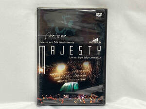 【未開封】 DVD face to ace 5th Anniversary MASTER PLAN'MAJESTY'