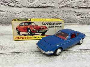  миникар DINKY TOYS No.1421 OPEL GT 1900 общая длина примерно 9cm