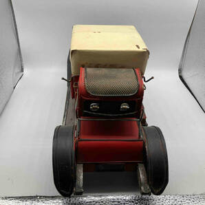 ブリキ おもちゃ クラッシックカー レッド 車 レトロの画像4