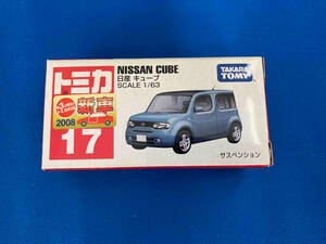 トミカ No.17 日産 キューブ 赤箱 ロゴ白字 中国製 タカラトミー