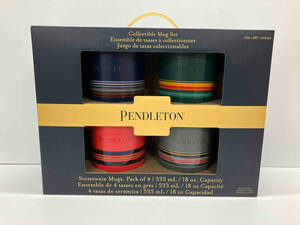 未使用品 PENDLETON ペンドルトン マグカップ 4色セット 533ml ストーンウェア