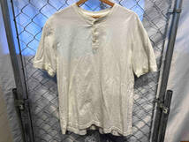 hobo henry neck s/s tee white ホーボー ヘンリーネック 半袖Tシャツ ホワイト 店舗受取可_画像1