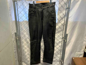 FIRST GEINUINE leather pants black ブラック レザーパンツ サイズ32 店舗受取可