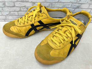 Onitsuka Tiger オニツカタイガー MEXICO 66 THL202 スニーカー 26cm イエロー×ブラック