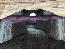 MUKAI ムカイ MOHAIR BORDER KNIT ニット モヘヤボーダーニット Sサイズ 112630027_画像4