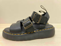 Dr.Martens/ドクターマーチン GRYPHON QUAD/グリフォンクアッド STRAP SANDAL/ストラップサンダル レザー 25720001 ブラック 23.0cm 箱あり_画像2