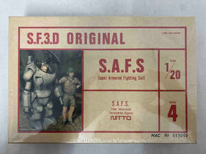 S.F.3.D ORIGINAL S.A.F.S Super Armored Fighting Suit 1type 3decoration 1accessories 2figures Series4 Scale 1/20 NITTO